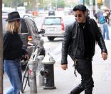 Jennifer Aniston et son petit ami Justin Theroux sont très proches et passent beaucoup de temps ensemble. New York, le 20 septembre 2011
