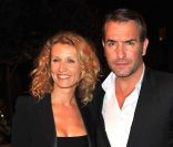 Alexandra Lamy et Jean Dujardin lors de la projection de The Artist, au Grand Rex, à Paris. 28 septembre 2011