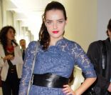 Roxane Mesquida au défilé printemps-été 2012 de Carven lors de la Fashion Week parisienne le 29 septembre 2011