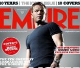 Matt Damon dans le rôle de Jason Bourne (La Vengeance Dans La Peau), pour faire la Une du magazine Empire. Décembre 2009.<br />