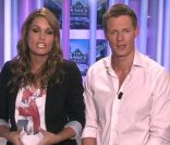 Jeny Priez et Matthieu Delormeau dans les Anges de la télé réalité, vendredi 30 septembre 2011 sur NRJ 12