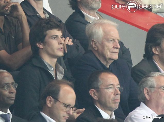 André Dussollier lors du match PSG-Lyon du 2 octobre 2011