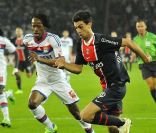 Javier Pastore lors du match entre le Paris Saint-Germain et l'Olympique Lyonnais le 2 octobre 2011
