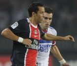 Le Brésilien Néné lors du match entre le Paris Saint-Germain et l'Olympique Lyonnais le 2 octobre 2011