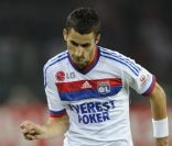 Maxime Gonalons lors du match entre le Paris Saint-Germain et l'Olympique Lyonnais le 2 octobre 2011