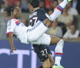 Bakary Koné lors du match entre le Paris Saint-Germain et l'Olympique Lyonnais le 2 octobre 2011