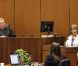 Procès du docteur Conrad Murray accusé d'homicide involontaire sur Michael Jackson à Los Angeles le 3 octobre 2011 - ici Joanne Prashad 