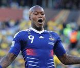 Djibril Cissé le 22 juin 2010 à Bloemfontein en Afrique du Sud