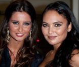 Valérie Bègue et Malika Ménard en septembre 2011 à Paris