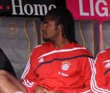 Breno, Edson Braafheid et Franck Ribéry, le 19 septembre 2009 à Munich