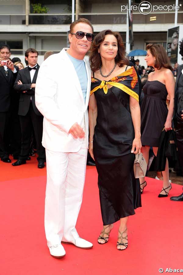 Jean-Claude Van Damme et Gladys Portugues