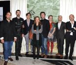 Finalistes de la quatrième édition du Prix Meurice pour l'art contemporain, le 10 octobre 2011.