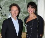 Stéphane Bern et Anne Vogt-Bordure lors de la quatrième édition du Prix Meurice pour l'art contemporain, le 10 octobre 2011.
