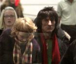 Ronnie Wood et Ekaterina Ivanova, à New York, le 19 février 2009. 
