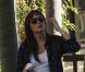 Leighton Meester promène son chien à Los Angeles, lundi 10 octobre 2011.