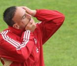 Franck Ribéry, le 7 juillet 2011 à Arco en Italie lors d\'un stage de préparation avec le Bayern Munich