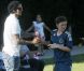 David Beckham totalement fan de ses fils, futurs footballeurs... Harper aussi !