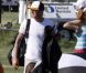 David Beckham, supporter attentif de son fils Cruz lors d'un match de football le 15 octobre 2011 à Los Angeles