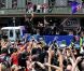 Les All Blacks, vainqueurs de la Coupe du monde acclamés dans les rues d'Auckland le 24 octobre 2011