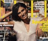 Le mannequin de 27 ans Bianca Balti, en couverture du Elle Italia. Octobre 2011.