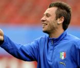 Antonio Cassano, le 16 juin 2008 à Zurich en Suisse 