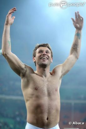 Antonio Cassano, le 23 avril 2009 au Stade San Siro de Milan