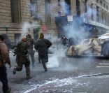 Tournage de The Dark Knight Rises, à New York le 5 novembre 2011