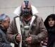 Tom Hardy sur le tournage de The Dark Knight Rises, à New York le 5 novembre 2011