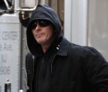 Christian Bale au naturel sur le tournage de The Dark Knight Rises, à New York le 5 novembre 2011