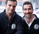 Luc Alphand et Marc Thiercelin le 28 octobre 2011 au Havre