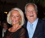 Massimo Gargia et la comtesse de Leseleuc lors du 19e Gala de l\'Espoir, au Théâtre du Châtelet. 7 novembre 2011