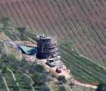 La somptueuse propriété à Miraval des Brandgelina en plein travaux de rénovation en février 2011, le couple a maintenant acquis l'endroit.