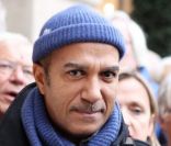 Pascal Légitimus lors de la cérémonie dévoilant une plaque en hommage à Henri Salvador à Paris le 9 novembre 2011.