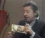Serge Gainsbourg sur le plateau de 7/7, le 11 mai 1984.