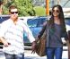 Nick Lachey et Vanessa Minnillo se rendent dans un restaurant pour fêter leurs anniversaires respectifs, le mercredi 9 novembre 2011.