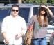 Nick Lachey et Vanessa Minnillo se rendent dans un restaurant pour fêter leurs anniversaires respectifs, le mercredi 9 novembre 2011.