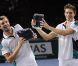 Nicolas Mahut et Julien Benneteau se sont inclinés lors de la finale du double du Masters 1000 de Paris le 13 novembre 2011 face à l'Indien Rohan Bopanna et le Pakistanais Aisam-Ul-Haq Qureshi