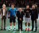 ROGER FEDERER, JO WILFRIED TSONGA - FINALE DE L'OPEN DE PARIS BNP PARIBAS MASTERS 2011  remportée par le roi Roger 