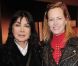 Carole Laure et Gabrielle Mazure lors de la quatorzième édition du "Cinéma du Québec", à Paris, en novembre 2010