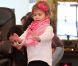 Honor fait tout comme maman ! Elle a fait sensation dans un salon de mani-pédi à Los Angeles le 16 novembre 2011