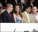 Soirée de charité à l'Amber Lounge, avec Liz Hurley et Albert de Monaco