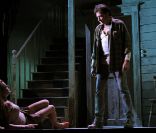 Johnny Hallyday et Audrey Dana dans<em> Le Paradis sur Terre</em>, rentrée 2011 du Théâtre Édouard-VII.