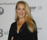 Jerry Hall au gala de charité organisé par l'Unesco, à Duesseldorf, Allemagne, le 19 novembre 2011. 