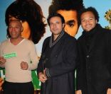 Denis Maréchal, Bruno Salomone et Fabrice Eboué lors de l'avant-première du film Hollywoo à Paris le 21 novembre 2011