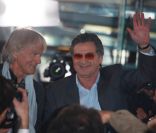 Dave et Daniel Auteuil arrivent sur le plateau de Champs-Elysées, le mardi 22 novembre 2011 à Paris.