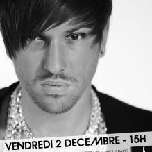 Quentin Mosimann présentera sa gamme de bijoux, le vendredi 2 décembre 2011, à Paris.
