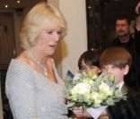 La princesse de Galles Camilla à l'avant-première de Hugo Cabret, le 28 novembre 2011 à Londres.