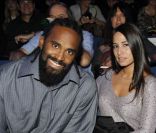 Ronny Turiaf et Axelle le 13 novembre 2011 à Paris