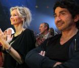  Adriana Karembeu et son compagnon André Ohanian lors du lancement de la 5ème édition Tous en Fête au Cirque Pinder le 2 décembre 2011 