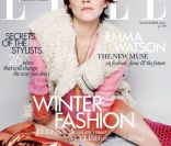 Emmma Watson en couverture du magazine Elle édition britannique - novembre 2011